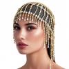 Ethnische Kristall-Quasten-Kopfbedeckung für Bühnenauftritte Modenschau-Accessoires Praktisches Leichtes Design