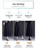 2026 Spring Women's High Waist A-Line Mid-Length Skirt with Wide Hem