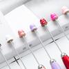 5pcs Writing Pen Beadable Ballpoint Pen with Keychain Beaded Pen for Student