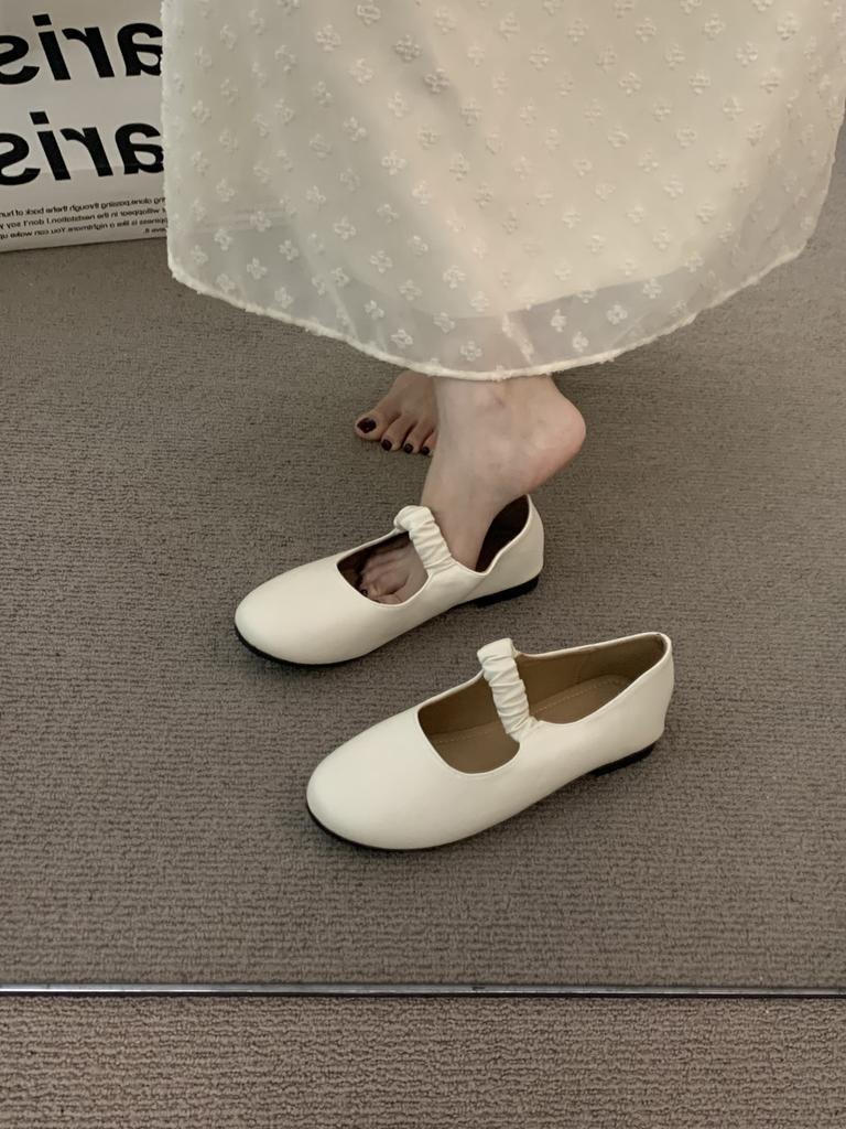 Flat Bottom Niche Mori Retro Coffee Mary Jane Single Shoes Women's 2025 Spring and Autumn Black Square Head Commuting Evening Shoes
