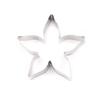 7Pcs Rose Flower Leaf Cutter Molds  Fondant Modelling Tool Dessert Cutters Fondant Biscuits Cutter Easy To Clean