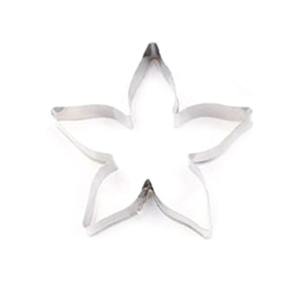 7Pcs Rose Flower Leaf Cutter Molds Fondant Modelling Tool Dessert Cutters Fondant Biscuits Cutter Easy To Clean