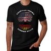 American Grown German Roots Design T-Shirt T Shirts with Prints T Shirts for Man Cotton Funny Man T Shirt Cotton T-Shirt