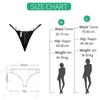 Women Panties Cotton Metal Chain G String Girls Briefs Letter Thong Erotic Underwear Low Waist Female Intimates