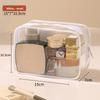 Modern Minimalist Pvc Travel Toiletry Bag With Large Capacity For Cosmetic And Bathroom Storage
