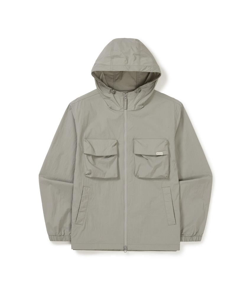 Snowpeak Apparel Root Out Pocket Windbreaker (S25Mmrwb60) Fog Gray
