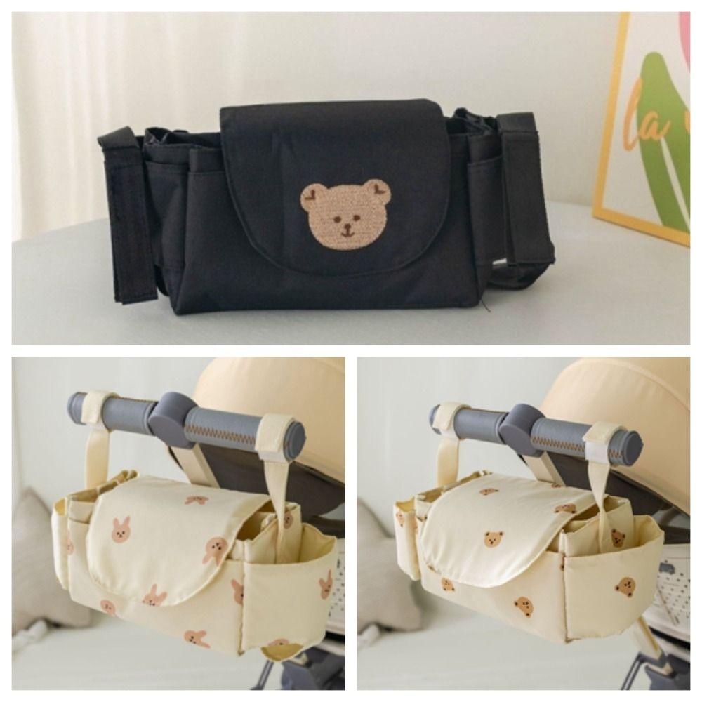Cloth Stroller Hanging Bag Cartoon Baby Stroller Bag Cute Pram Storage Bag  Outdoor