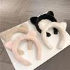 Wide Brim Cat Ear Hair Hoop Woman Casual Skincare Makeup Headband for Home Travel Carnivals Cosplay Hair Accessories