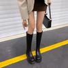Platform Heel Women Knee-High Boots Fashion Comfort Soft Leather Shoes Autumn Winter Women's Knight Long Booties