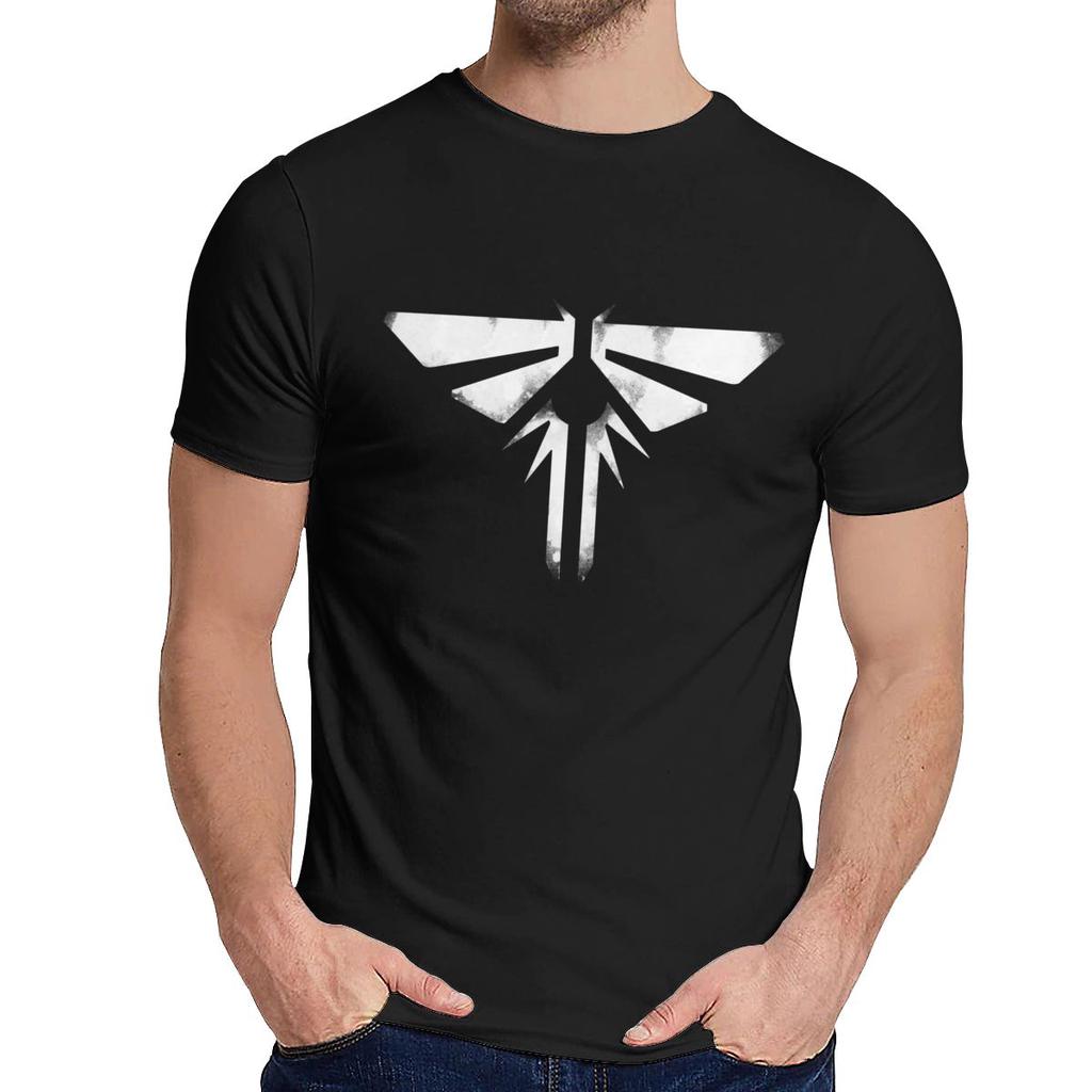 Round Neck The Last Of Us Fireflies Short Sleeve Graphic Print Unisex Soft Slim La