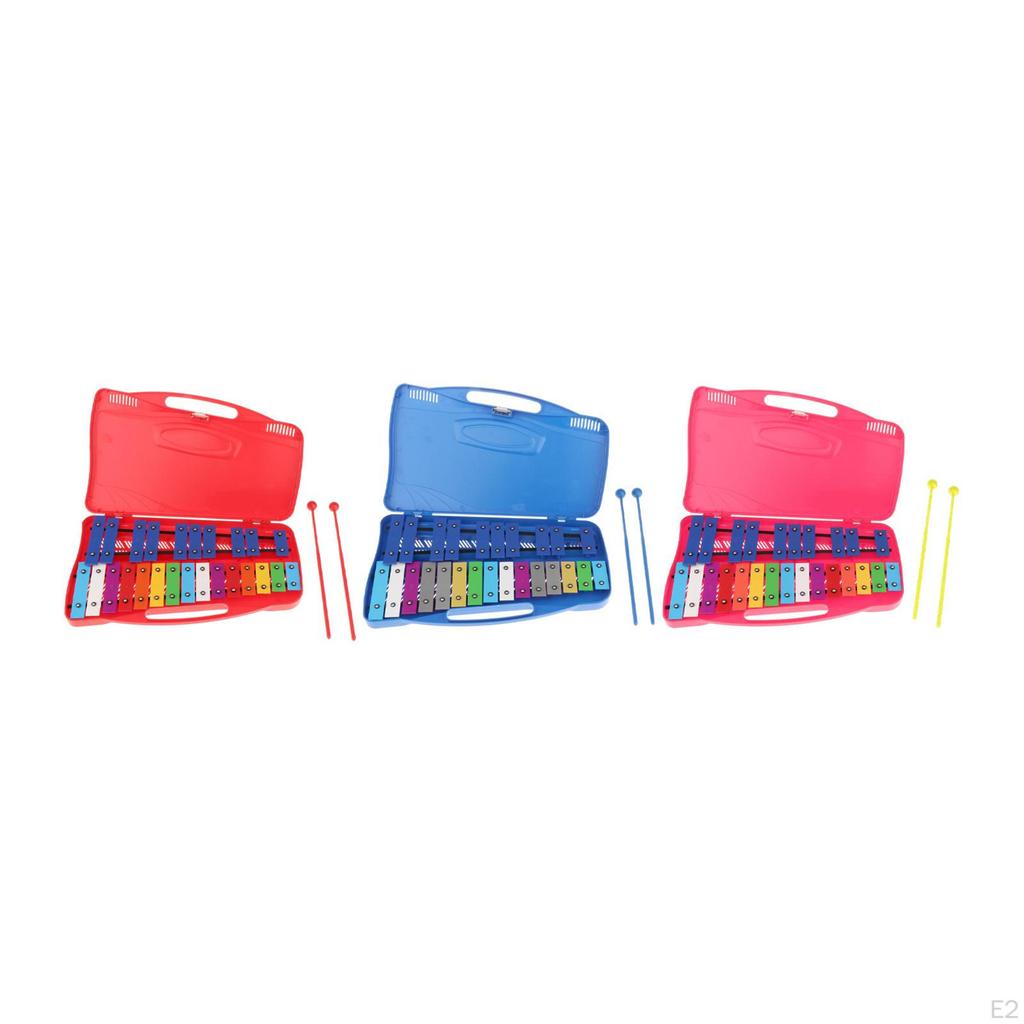 25 Note Xylophone Package Including Case And Mallets for All Ages