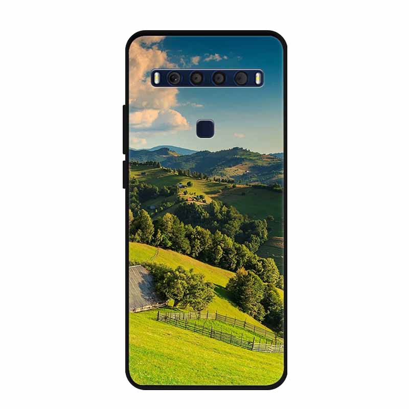 For TCL 10L Case Cool Fashion Silicone Soft TPU Phone Covers for TCL 10 Lite Case 10Lite Coque for TCL10L T770H T770B 4187U Bag