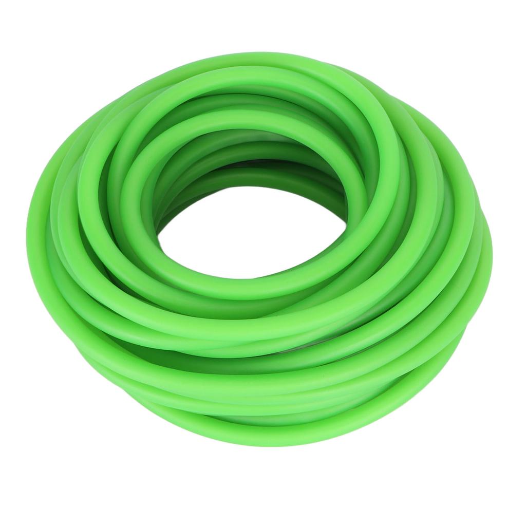 Latex Tube 32.8ft Quick Rebound Nice Flatness Natural   Latex Band for DIY   Fluorescent Green