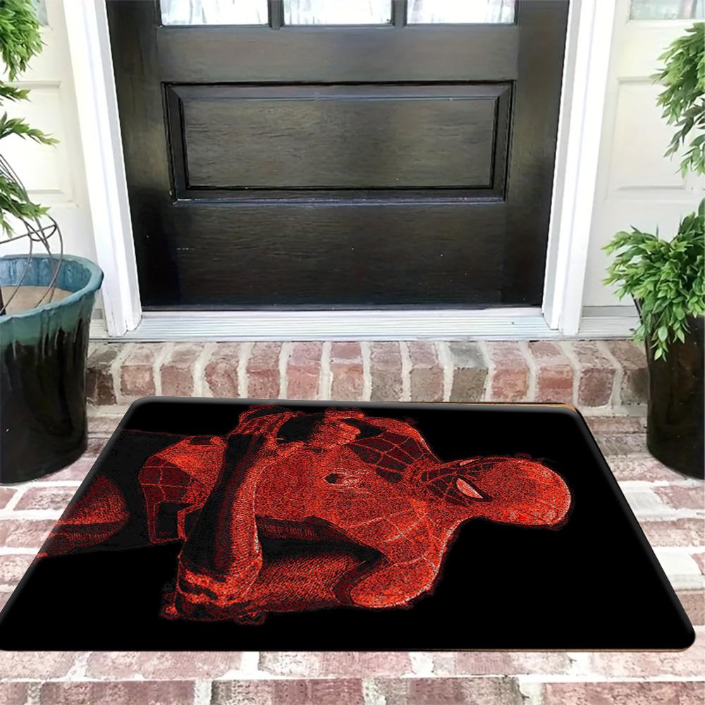 1pc Flannel Rug Marvel Superheroes Bathroom Mat, Multiple Sizes, Multi-functional for Daily Use, Suitable for Bathroom, Entran 40cm x 60cm
