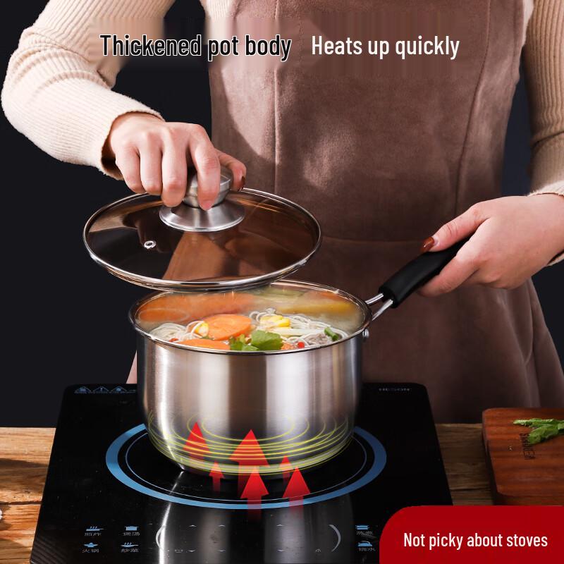 Ouding Zhuoer Health Series Stainless Steel Anti-overflow Milk Pot