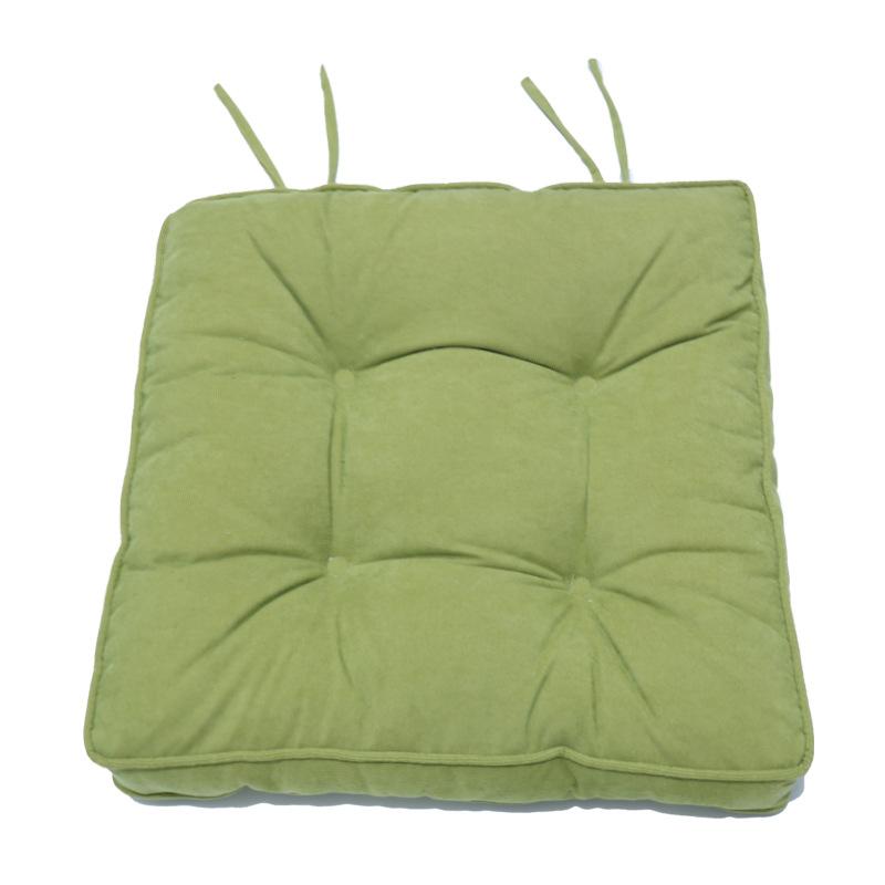 

Подушка из вельвета, однотонная, утолщенная, квадратная, татами, подушка для офисного кресла, дома, спальни, гостиной, дивана, напольной подушки 45x45cm