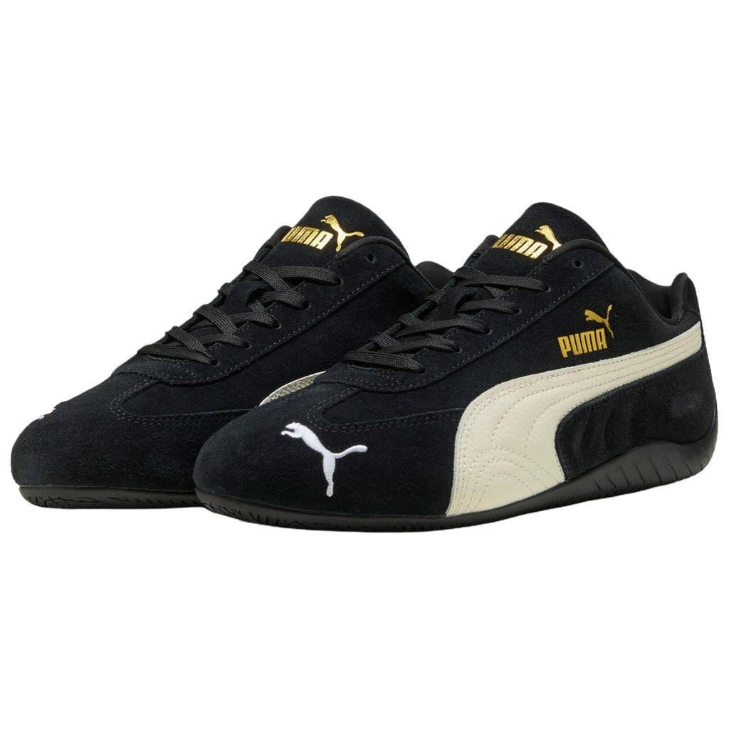 PUMA Speedcat Collection Abrasion Resistant Abrasion Resistant Low top Casual Shoes Unisex Black 406329-01