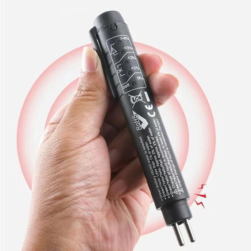 OBD2 Brake Fluid Tester Test Pen Brake Fluid Tester High Precision Portable Use Safety Quality Assurance Gasoline Test Pen Auto