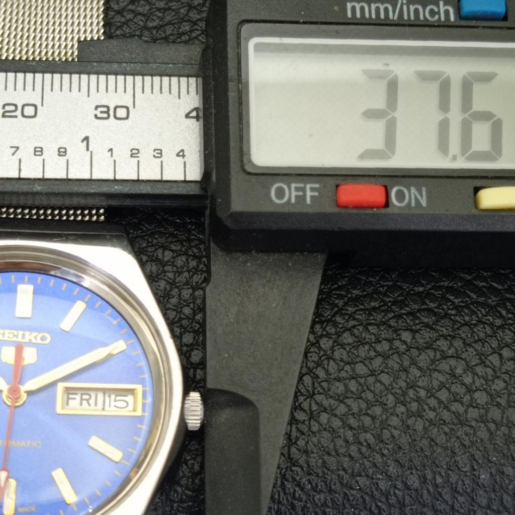 AUTOMATIC VINTAGE SEIKO 5 JAPAN 6309A MENS BLUE COLOR DIAL WATCH a702622-1 R209-a702622