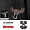 YMSOV1 Car Seatbelt Buckle Cover Protector Cover Anti-scratch Cover For Alfa Romeo Giulietta GT 159 147 156 Mito Brera Giulia Spider F1