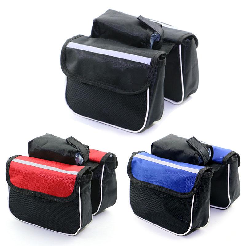 Mountain Bike Double-Sided Top Tube Handlebar Bag - Durable and Stable Quality