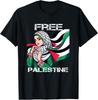 I Love Free Palestine Flag Save Gaza Strip Palestinian Unisex T-Shirt