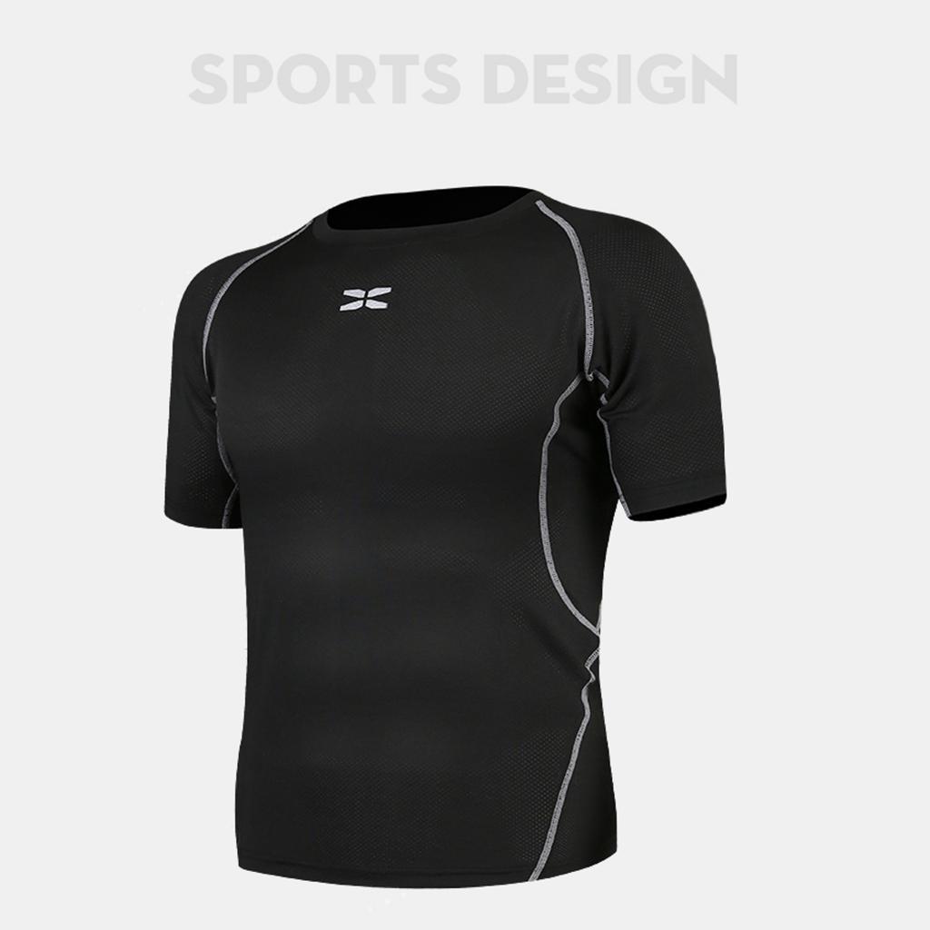 5 in 1 Mens Tracksuit Dance Gym Compression Football Jogging Sports Suit