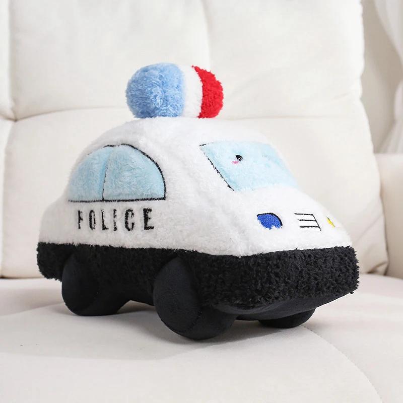 Süßes Cartoon Fahrzeug Plüschtier Weiches Flauschiges Auto Flugzeug Panzer Feuerwehrauto Kuscheltier Transportfahrzeug Kawaii Plüschtier Heimdekoration