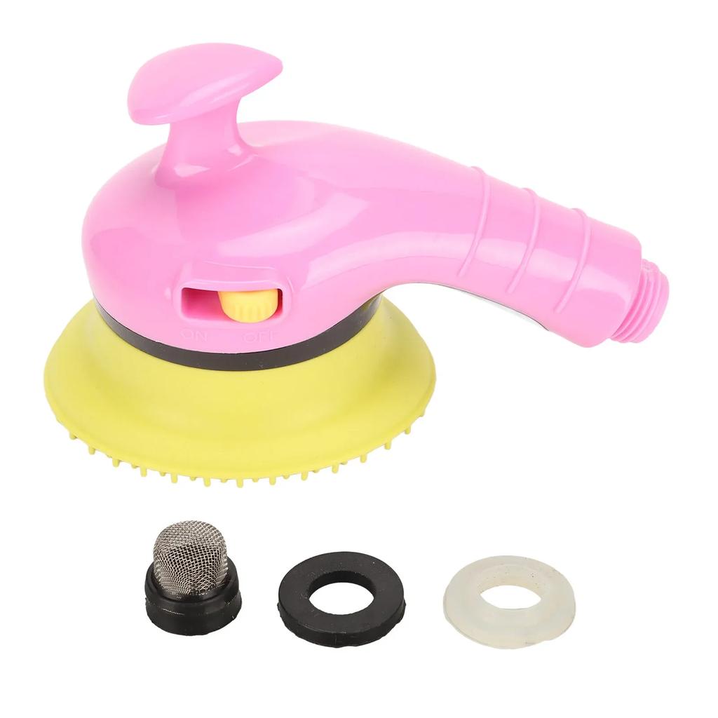 Pet Shower Head Brush With Switch Universal Soft Teeth Massage Dog Shower Head Bath Brush With Ergonomic Handle