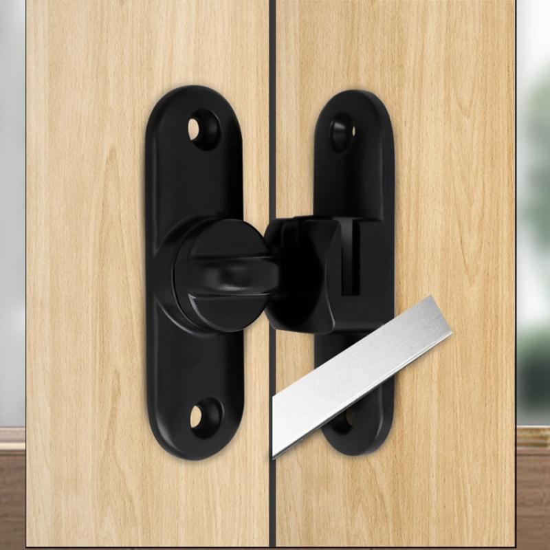 Heavy Duty Slide Bolts Metal Locking Latches Stable Slide Bolts Sliding Door Lock Quick Installs for Indoor Outdoor Use