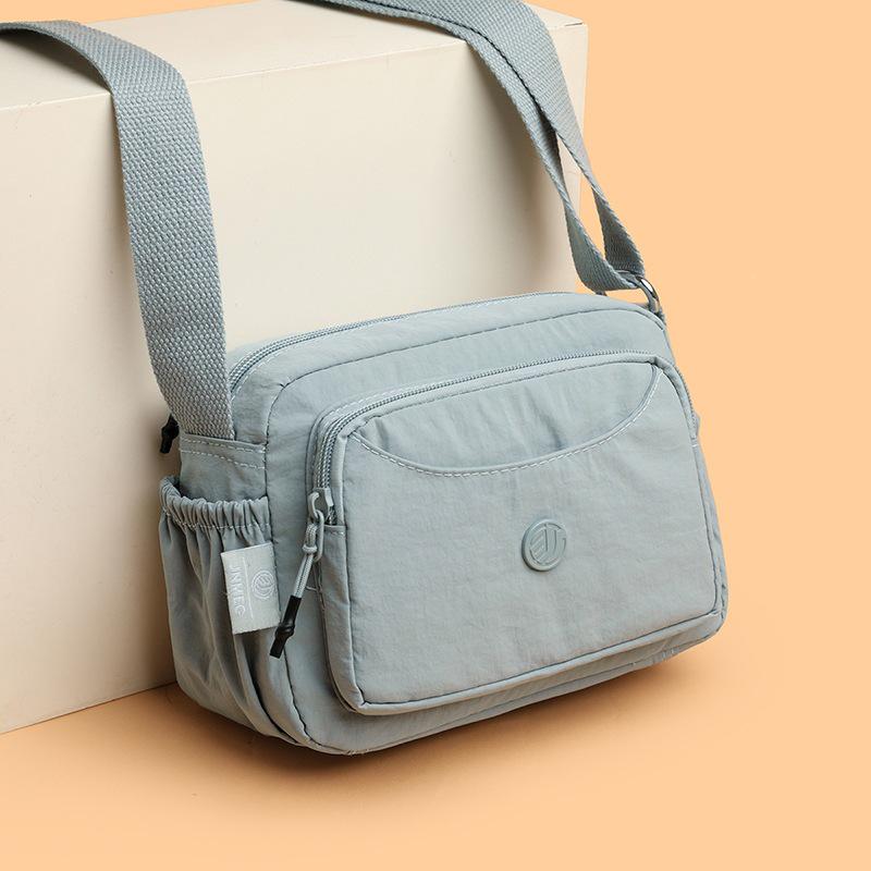 Autumn 2025 Large Capacity Nylon Crossbody Bag - Women's Multi-Compartment Trendy Square Bag for Moms