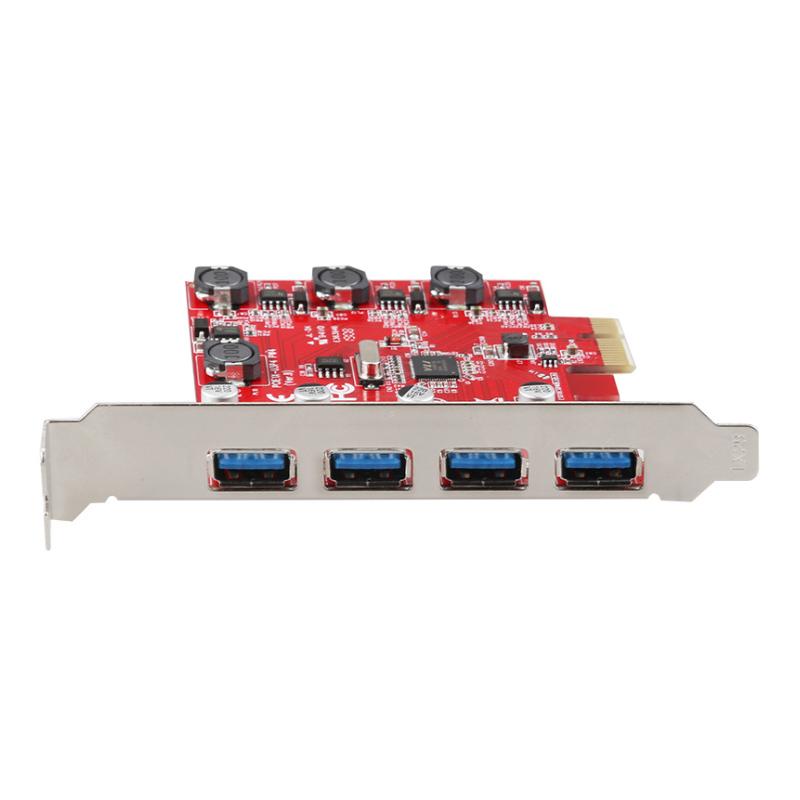 Extender PCIe Converter USB HUB High-speed PCI-E To USB Expansion Card Game PCIE Card Splitter Adapter PCI-E Riser Card Adapter PCI-E Card Controller