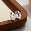 Love Circle Ear Buckle Women's Simple Ins Cold Wind Temperament Versatile Peach Heart Earrings