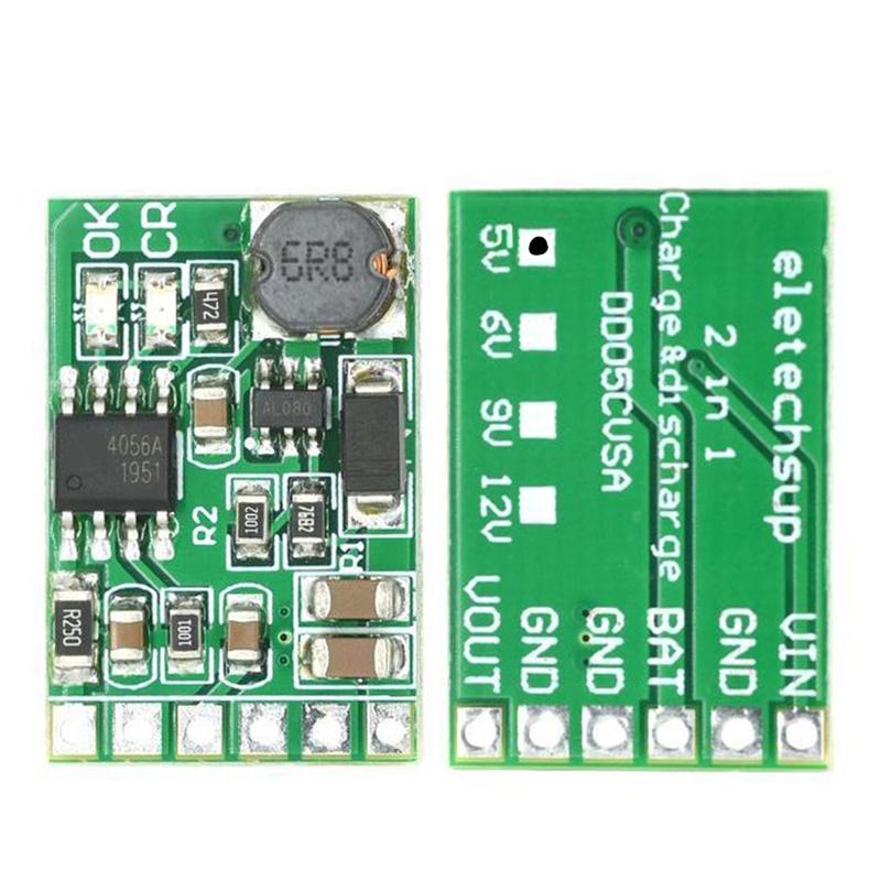 1 sztuka 3,7 V na 5 V/6 V/9 V/12 V DC-DC regulator napięcia podwyższający Dd05Cvsa moduł konwertera podwyższającego dla baterii litowej 1S do banku energii DIY