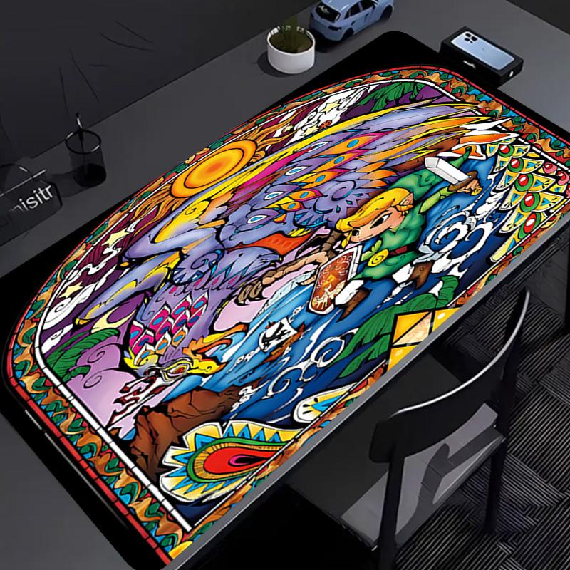 Cartoon Z-Zeldas Mouse Pad - Non-Slip Rubber Base, Smooth Surface for Work,Gaming,Office,And Home Use, Desk Mouse Pad