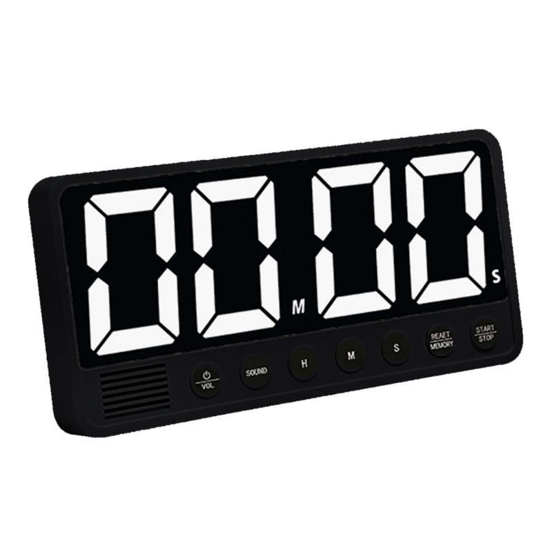 Count Up/Down Timer Tabletop Magnetic Timer for Office Kitchen Rechargeable Digital Timer Stopwatch LED Display Timer