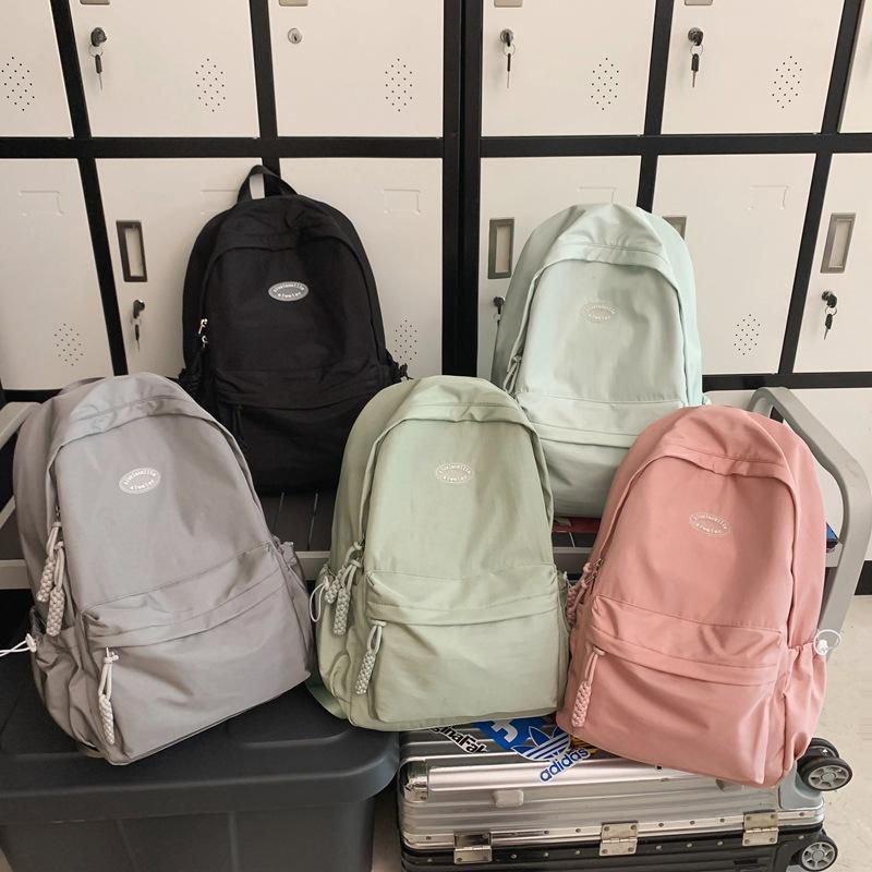 Korean version of schoolbag, female college student simple and, male high school student computer travel bag, junior high school student backpack tide