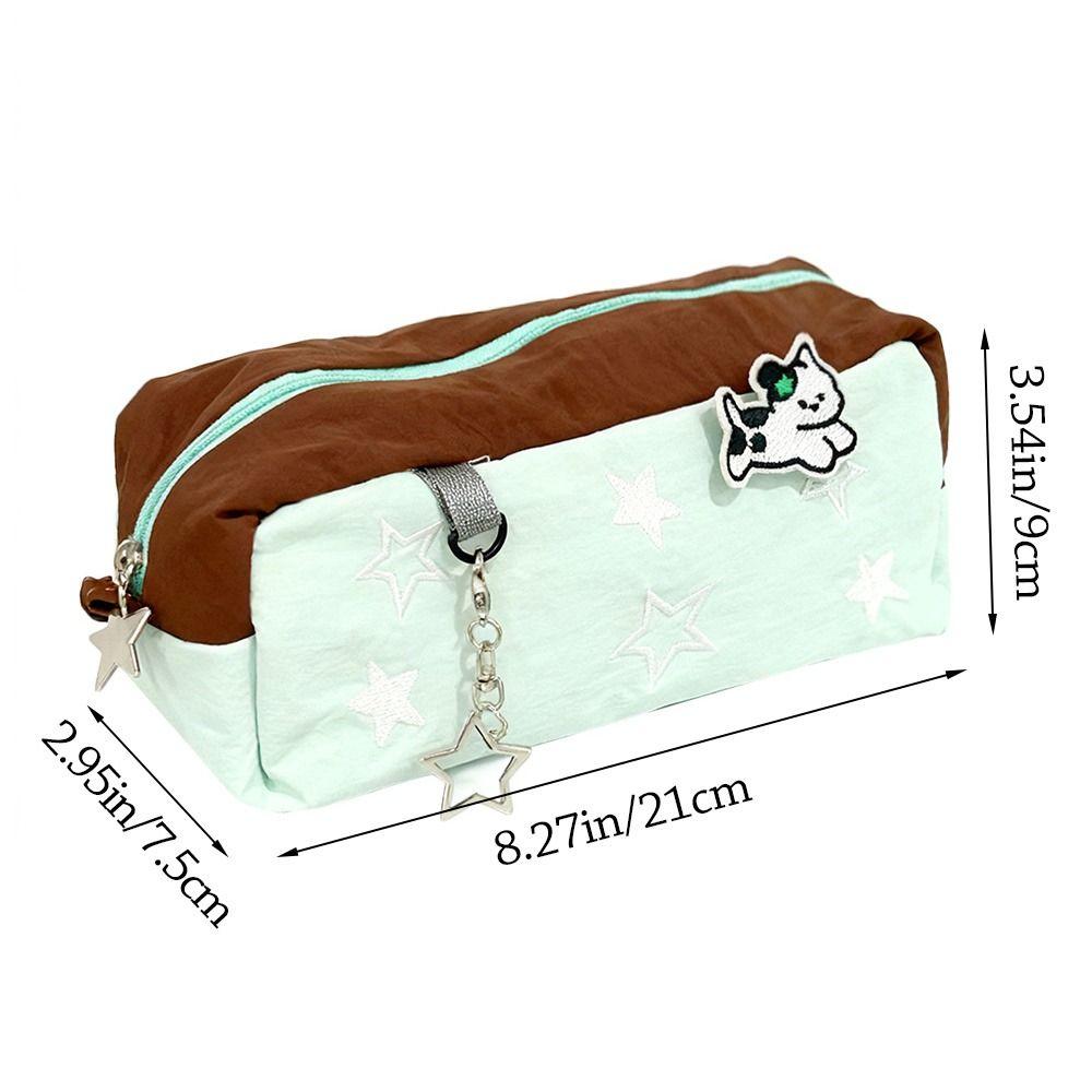 Fresh Color Pencil Case Star Stationery Organizer Creative Pen Box  School Office