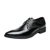 Men's British Style Pointed Toe Leather Brogue Loafers - Formal & Casual Wear