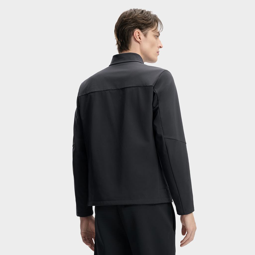 FILA Fleece Lined Classic Fashion Simple Casual Comfortable Versatile Woven Jacket Men jackets White Legendary-Blue F11M613701FNV