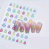 Cartoon Nail Art Stickers Big Mouth & Big Eyes Face Cartoon Stickers Suitable for Nails Art Decorations