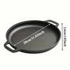 Multi-Purpose Cast Iron Frying Pan Lightweight Round Griddle for Home Kitchen Non-Stick Skillet for Stove & Outdoor Cooking Pans