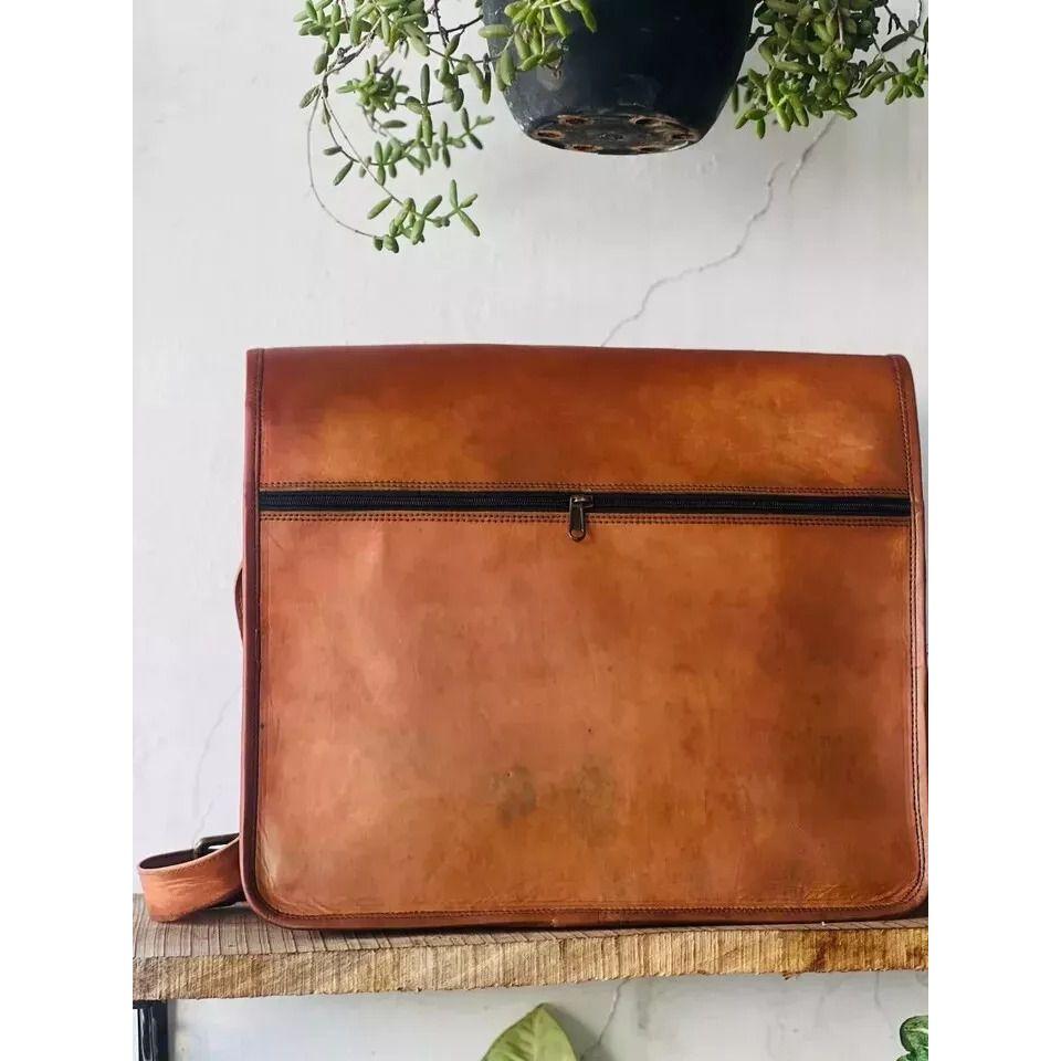 Handmade Expertly Made Laptop Messenger Bag Rare Men's Briefcase Satchel