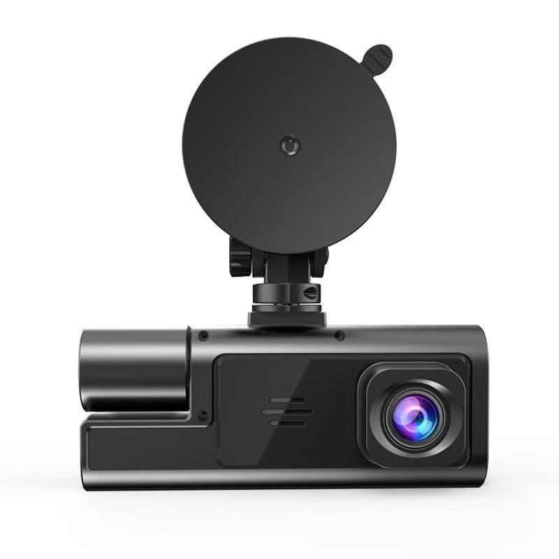 A20 Triple-Lens HD Night Vision 2-Inch Driving Recorder - 1080p In & Out Car DVR