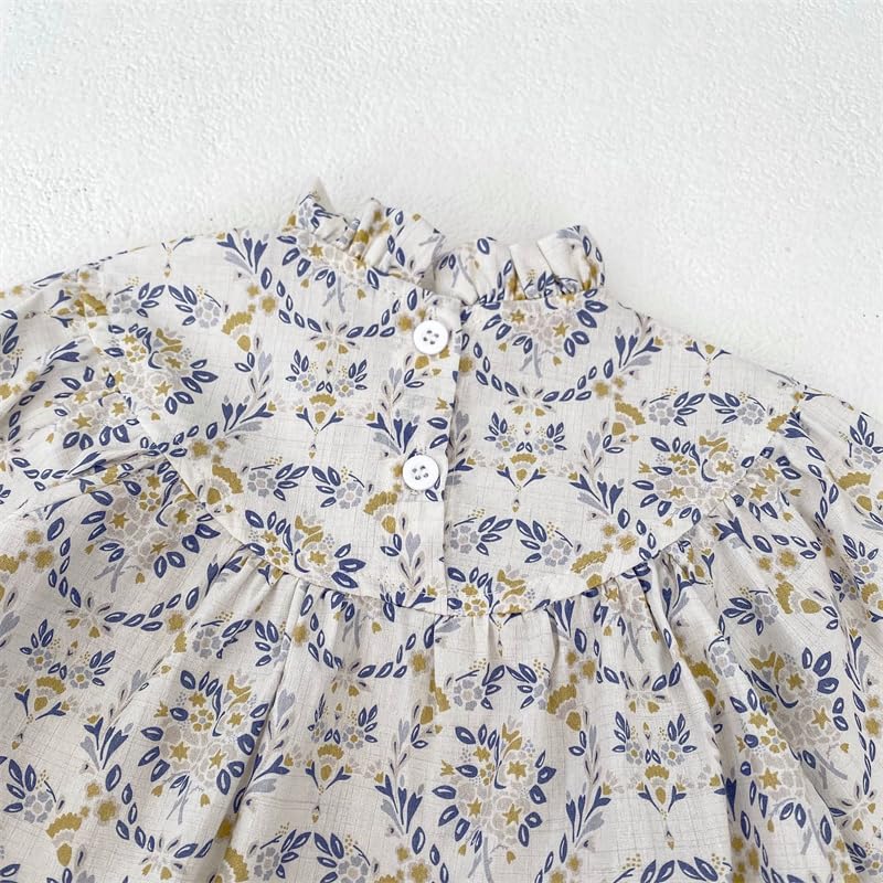 Salopete Fete Cămăși cu imprimeu cu flori salopetă 90 [Copii bolnavi] [articol]