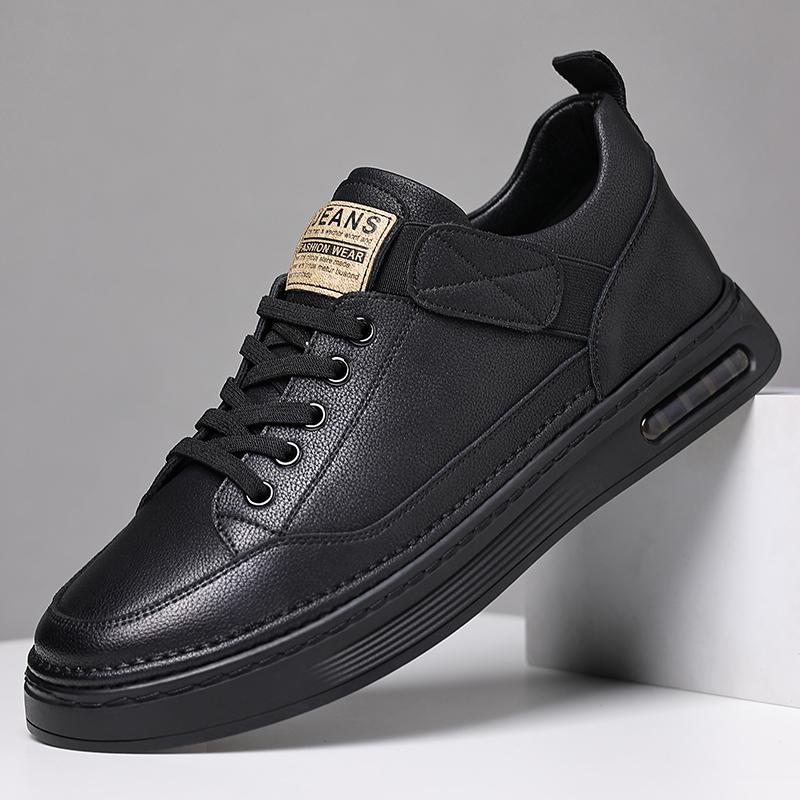 Uformelle herresko snøring Mote Komfortable sko Herre Joggesko Designer ekte skinn Herre Flats Herre Chaussures