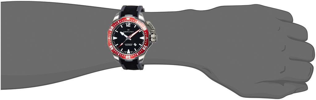 HAMILTON Watch Genuine Warranty Khaki Navy Open Water Divers H77805335 Imported [Hamilton] Men's [Regular Product]
