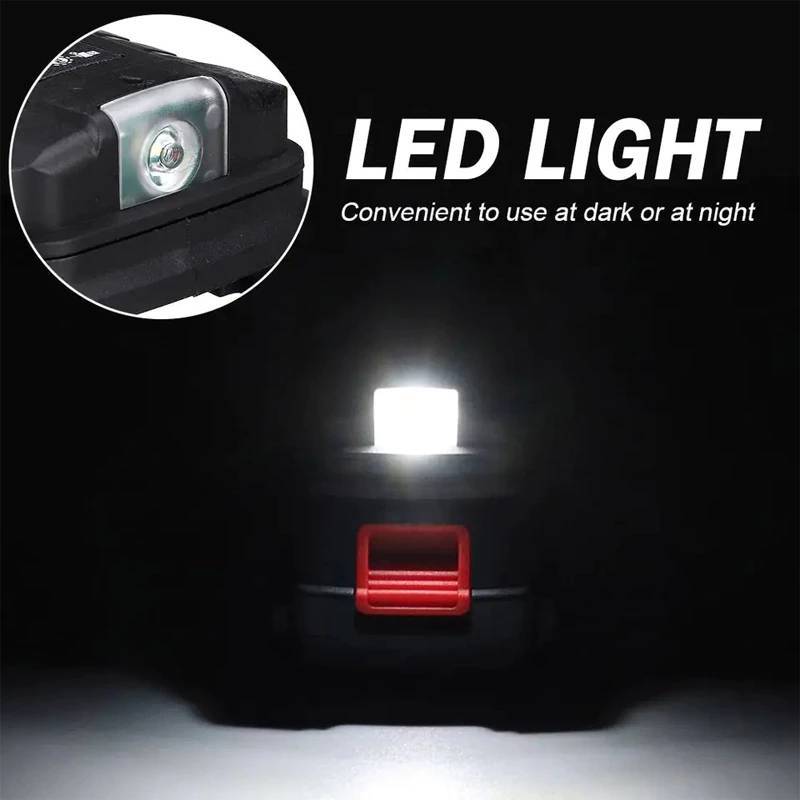 Makita 18v Lithium Ion Battery Power Adapter With Led Light Dual Usb Charger For Power Tools