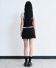 Musinsa Standard Woman Women'S Low Rise Buckle Pleated Mini Skirt [Black]
