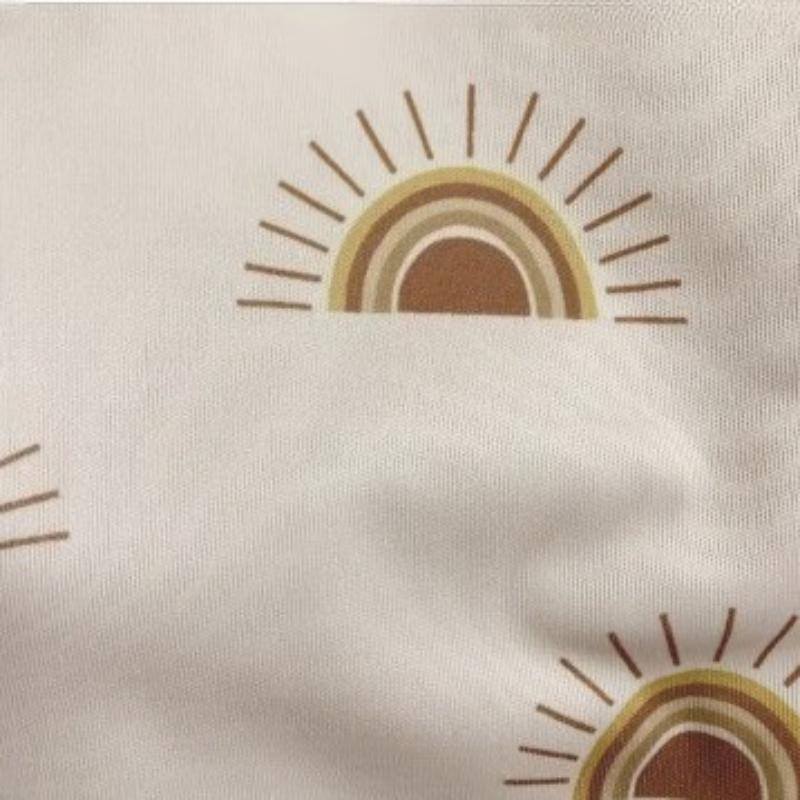 Laundry Storage Bag, With Zipper Pocket & Handles, Stylish Sunburst Design for Home,Pool, Gym,Beach Essentials, Modern Accessory